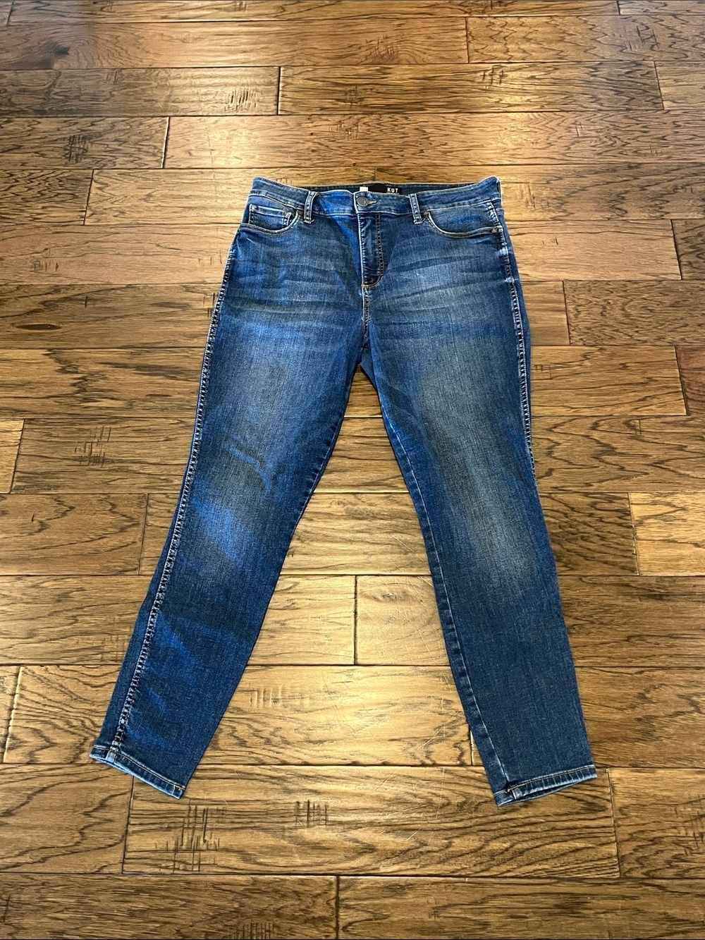 Kut From The Kloth Donna FAB AB High Rise Ankle Skinny Size 14